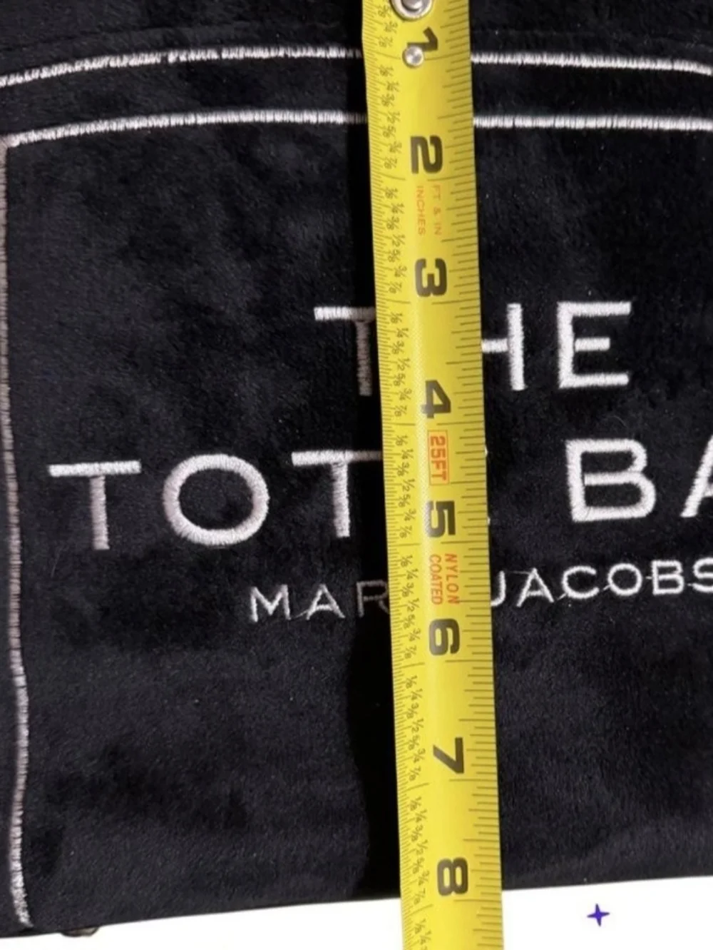 Marc Jacobs Black Velvet 'The Tote Bag' Small Tote - Picture 6 of 9